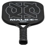 Malice Raw Carbon Fiber Open Throat Pickleball Paddle - Image 4